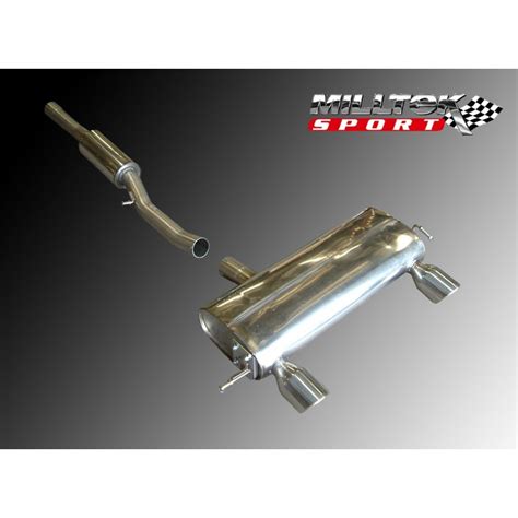 Milltek Cat Back Exhaust System Audi TT Mk1 1 8T 225 Quattro VRS