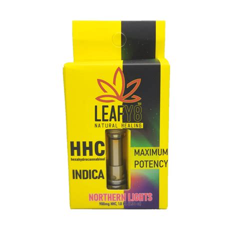 Hhc Vape Cartridge Northern Lights Cdt Leafy Delta Thc Delta