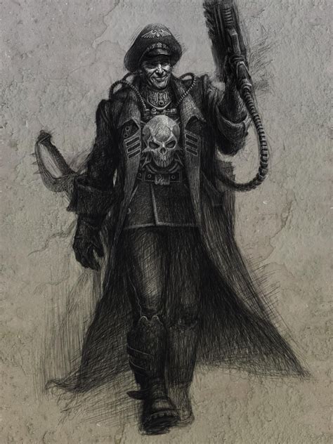 Commissar By Yury Bobyrev Warhammer 40k Artwork Scifi Fantasy Art