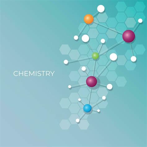 Chemical Molecules Vector Background, Isolated Background. 23802741 ...