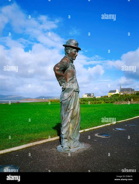 Charlie Chaplin, Waterville, Co Kerry, Ireland; Statue Of Charlie ...