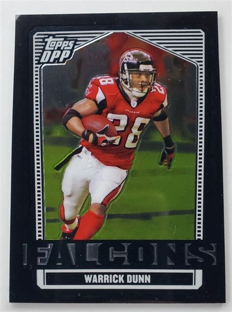 Topps Draft Picks Prospects Warrick Dunn Atlanta Falcons Ebay