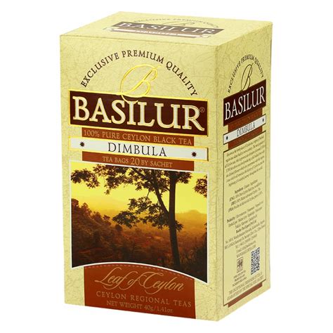 Herbata Czarna Ekspresowa Basilur Dimbula 20x2g 12856057528 Allegro Pl