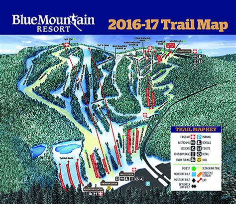 Blue Mountain (PA) Trail Map | Liftopia