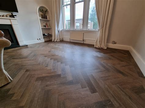 Amtico Spacia Herringbone Noble Oak • Flooring Studio