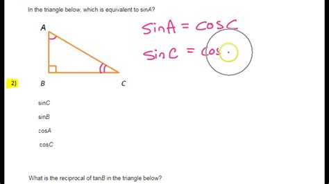 Day 4 Quiz 2 SinA Equals CosB YouTube