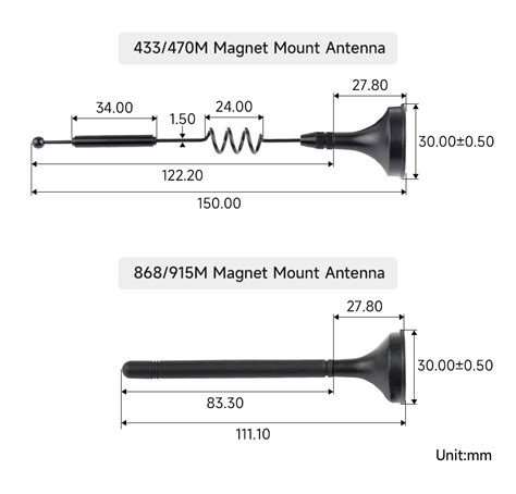 Lpwa Outdoor Waterproof Antenna Dbi High Gain With Magnetic Base