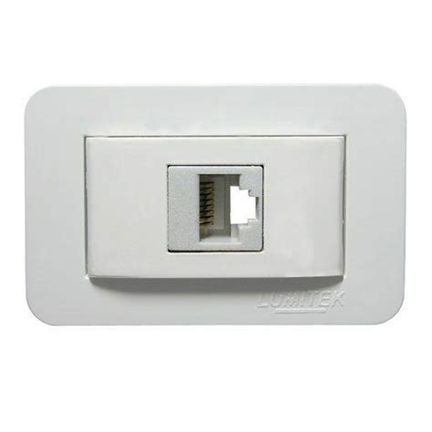 Tomada Para Móveis Informática Rj45 Branco LUMITEK Tomadas