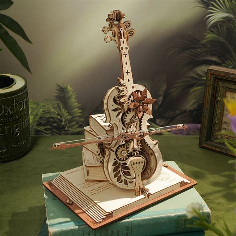 Rokr Magic Cello Music Box Puzzle 3d Wooden Puzzle Robotime