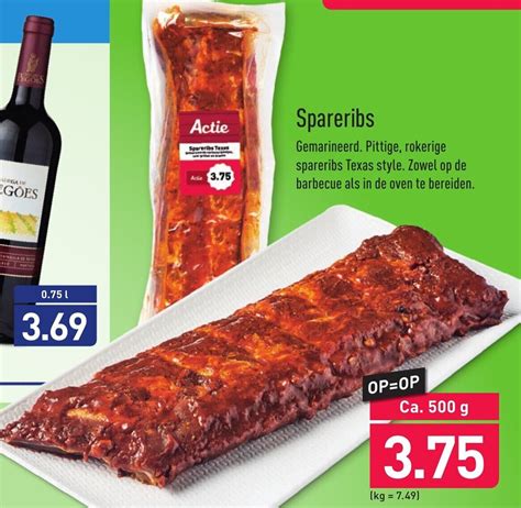 Spareribs G Aanbieding Bij Aldi