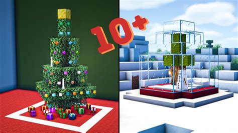 Minecraft Christmas Build Hacks And Ideas Youtube