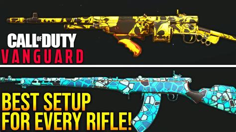 Vanguard The Best Class Setup For Every Assault Rifle Vanguard Best Setups Youtube