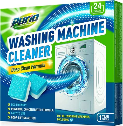 Purio Washing Machine Cleaner Tablets 24 Ct Deep Cleaning