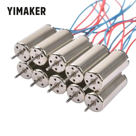 YIMAKER 1Pcs 3 7V Hollow Cup Motors 46000Rpm 7 16mm No Load Current