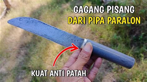 Cara Paling Mudah Membuat Gagang Pisau Dari Pipa Paralon Dijamin Kuat