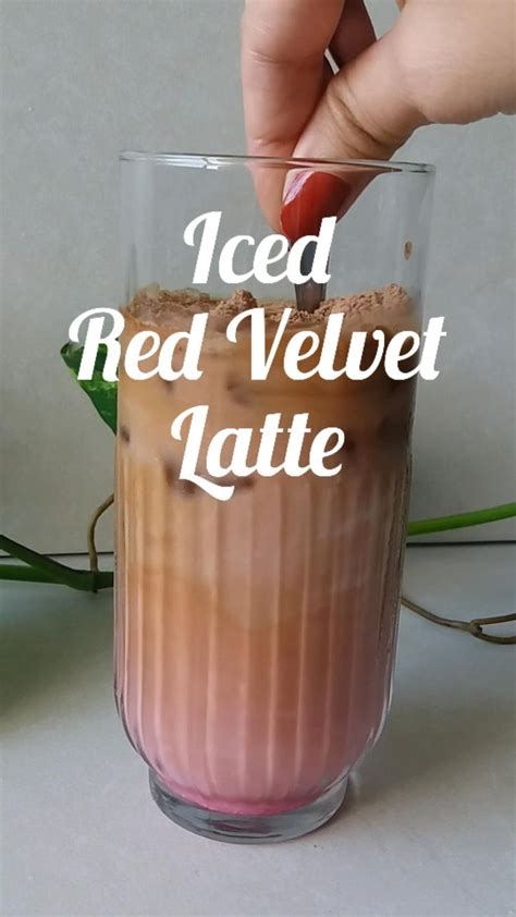 Iced Red Velvet Latte Starbucks Coffee Recipes Speciality Coffee