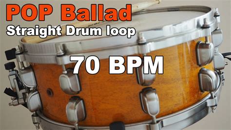 Straight Drum Loop Bpm Pop Ballad Drum Youtube