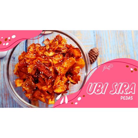 KEREPEK UBI PEDAS BASAH SIRA PEDAS UBI MASIN ORIGINAL 500gram