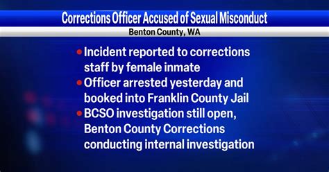 Corrections Officer Arrested For Sexual Misconduct Video