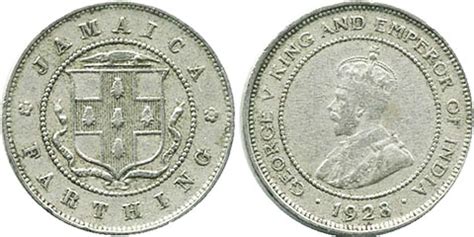 Jamaican old coins values - catalog with images, prices, photo, worth