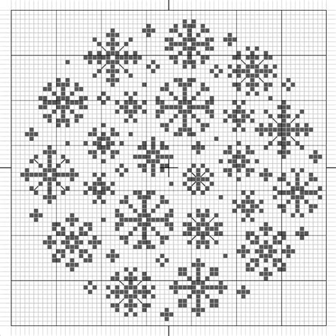 Snowflake Cross Stitch Embroidery Hoop Design Free Pattern Artofit