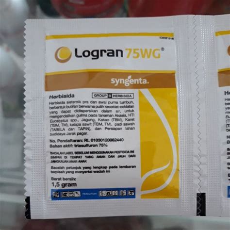 Jual Logran 75 WG 1 5 Gr Herbisida Sistemik Basmi Rumput Dan Gulma