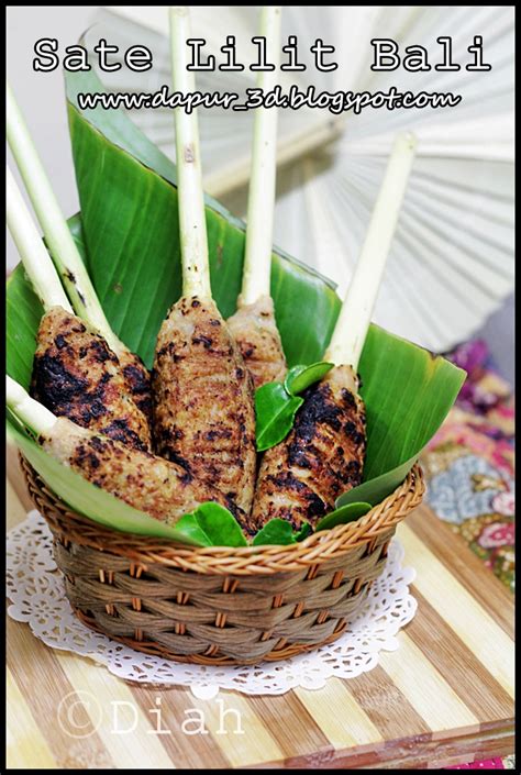 Dapur 3D: Sate Lilit Bali