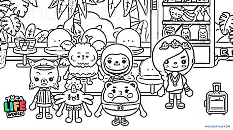 Desenhos De Toca Boca Para Colorir Wonder Day Desenhos Para Colorir