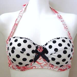 Hawaiian Print And Polkadot High Waist Bikini Only Xs Left Etsy