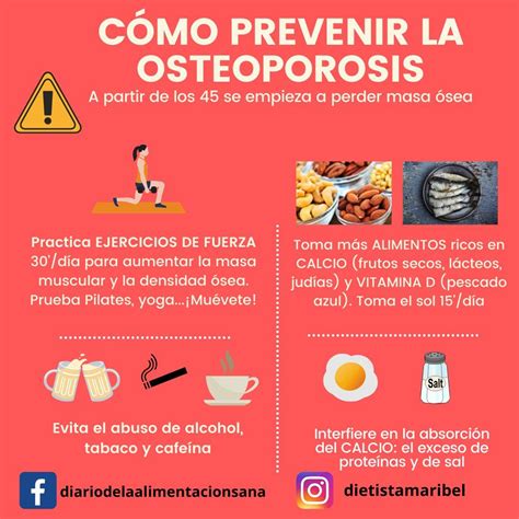 C Mo Prevenir La Osteoporosis Diario De La Alimentacion Sana