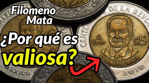 Precio Real De La Moneda De 5 De Filomeno Mata YouTube