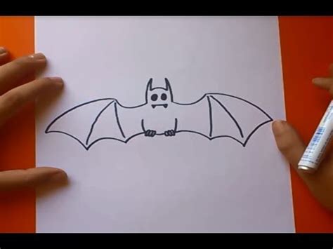 Como Dibujar Un Murcielago Paso A Paso How To Draw A Bat Youtube