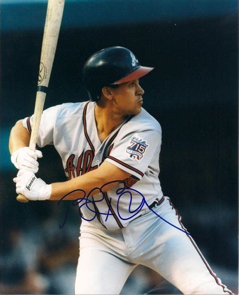 Bret Boone Autographed Picture - 8x10 W coa