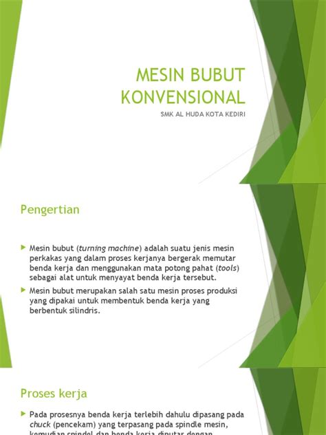 Mesin Bubut Konvensional Pdf