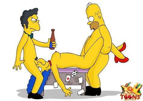 Rule 34 Breasts Color Fellatio Female Homer Simpson Human Humanoid Insertion Male Marge