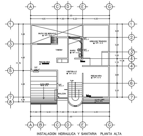 The Sanitary Layout Of The 12x13m Architecture 3bhk First Floor House