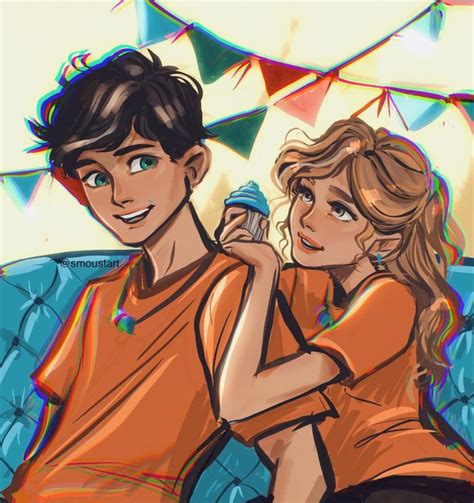 Percy And Annabeth Fanart By Sarah Moustafa Smoustart Percy Jackson