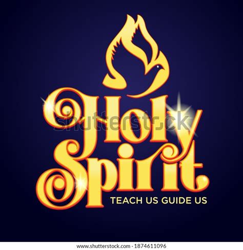 Holy Spirit Pentecost Sunday Logo Vector Stock Vector Royalty Free