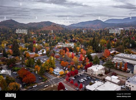 Grants Pass Oregon Aerial Photo Stock Photo Alamy