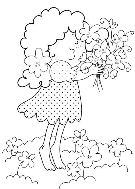 Dibujo Para Colorear Primavera Dibujo Para Colorear L