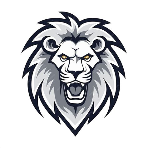 Premium Vector Vector Lion Mascot Logo Template With Whit Background