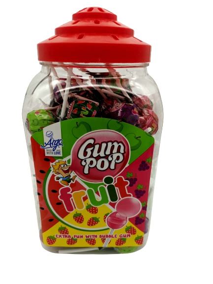 Lizaki owocowe Argo Pop Gum Fruit z gumą 100 sztuk 11437508026