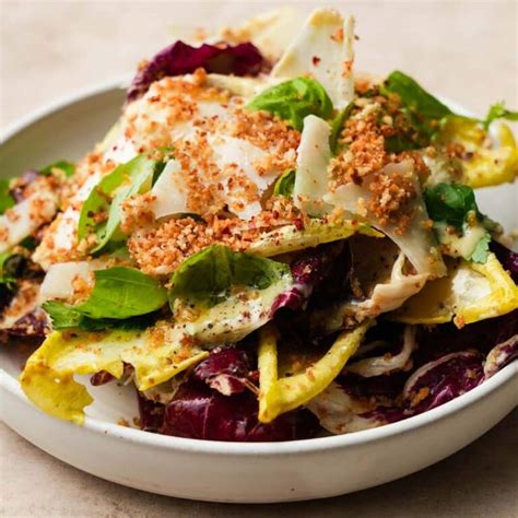 Radicchio And Endive Salad With Miso Dressing Lindsey Eats