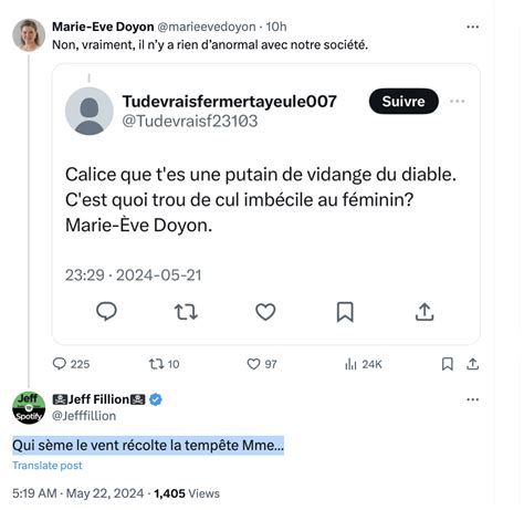 Fillion Se Fait Ramasser Pour Un Tweet D Gueulasse Une Chroniqueuse