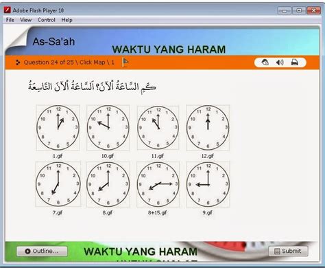 Jam Dan Minit Dalam Bahasa Arab