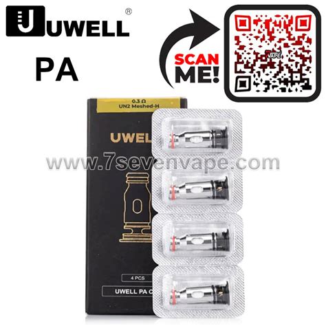 Uwell Pa 03Ω Un2 Meshed H Replacement Coils แท้ คอยล์สำเร็จ