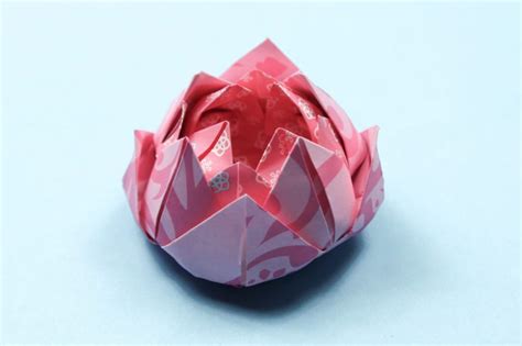 Origami Lotus Flower Photo Tutorial Step By Step Instructions - Paper ...