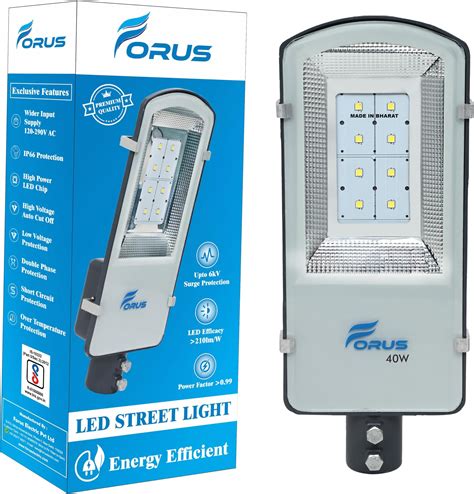 Buy Forus Led Street Light Watt Waterproof Years Warranty Cool