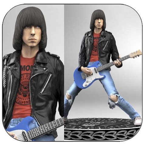 Estátua Johnny Ramone Knucklebonz The Ramones Rock Iconz Statue Em Promoção Ofertas Na