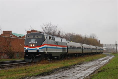 Railpictures.ca - Brian Bui Photo: Amtrak 145 rolls through Hamilton on ...